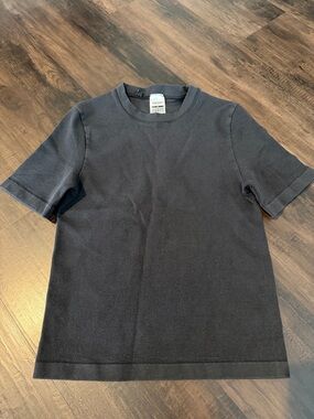 Gymshark Black Short Sleeve Crew Knit Tee